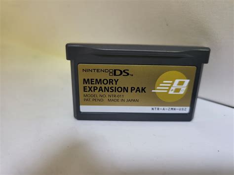 Nintendo DS/DS Lite Memory Expansion Pak Overview.